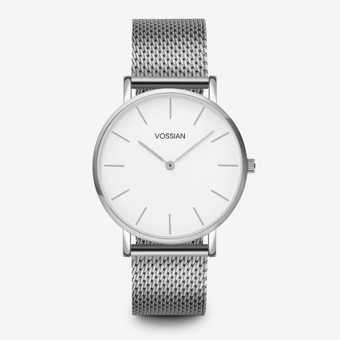 Reloj Minimalista Harlem Silver 40mm